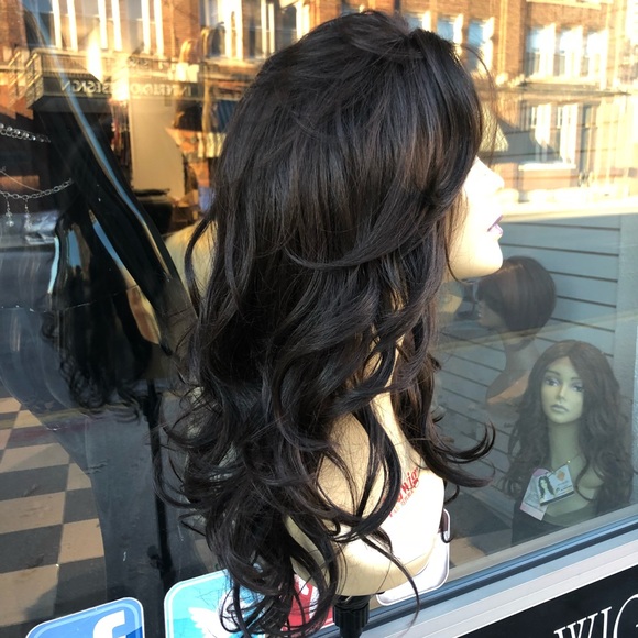 Wig brown long curly Lacefront Wig 2020 - Picture 8 of 9